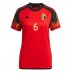 Cheap Belgium Axel Witsel #6 Home Football Shirt Women World Cup 2022 Short Sleeve